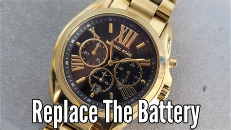 how do you change a michael kors watch battery|Michael Kors Watch repairs.